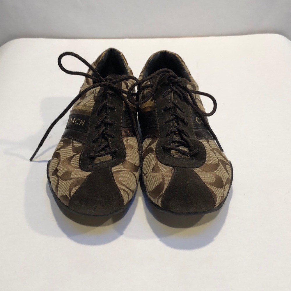 Authentic brown coach shoes